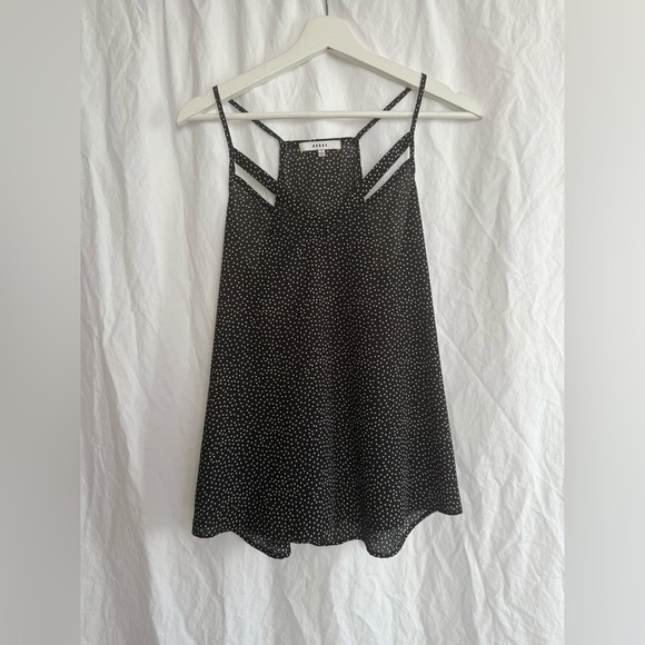 Anthropologie Ro & De flowy tank with black polka dots Size Small - Picture 4 of 12